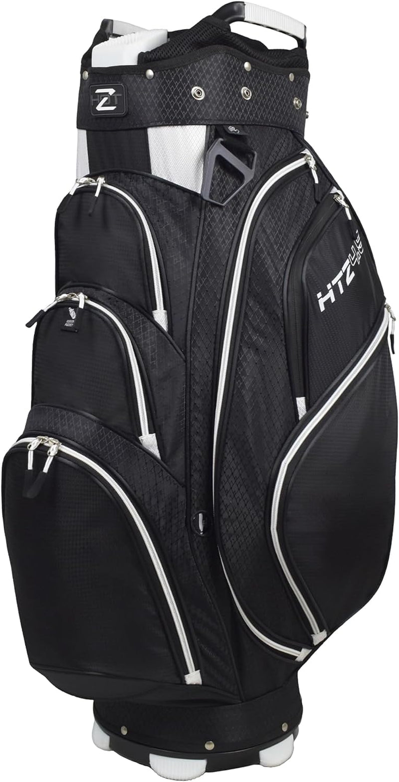 Golf 4.5 Premium 14 Way Divider Cart Bag Black/Black