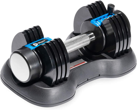 Adjustable Dumbbells Set of 2 | 5Lb-25Lb, 2.5Lb-15Lb, 6In1 - Compact Quick Adjustable Weights Dumbbells Set of 2 - Full Body Exercise & Fitness Dumbbells Adjustable Weight for Home Gym